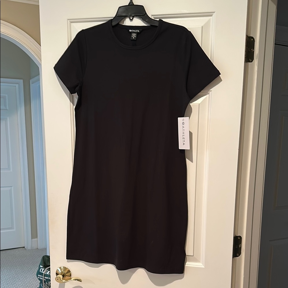 Athleta Essential Tee Dress in black